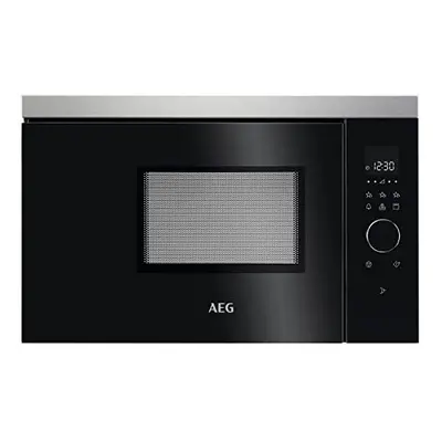 AEG 17L 800W Built in Microwave with Grill - Black