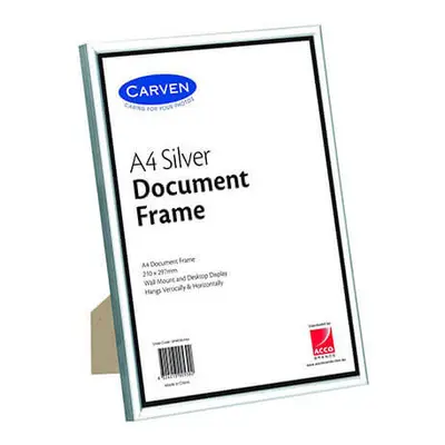 (Silver) Carven Document Frame A4