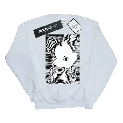 (3XL, White) Disney Mens Mickey Mouse Lines Sweatshirt