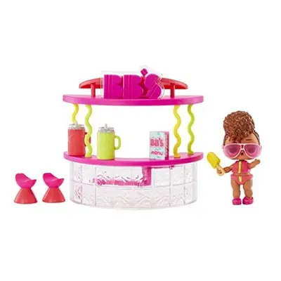 LOL Surprise OMg House of Surprises Snack Bar Playset with Rip Tide collectible Doll and Surpris