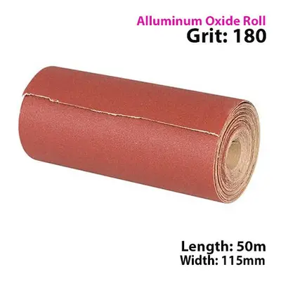 50m Grit Aluminium Oxide Sand Paper Rolls Long Life Sanding Grinding Sheet