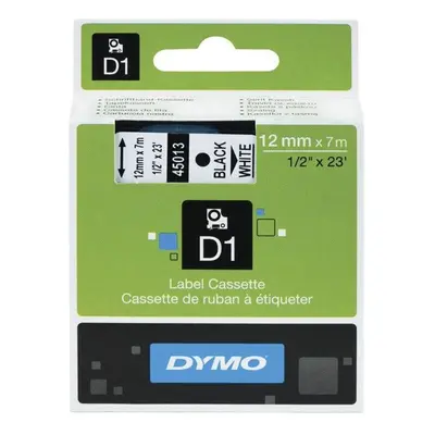 DYMO Polyester Coated Durable Standard Self-Adhesive Labeling Tape - Ft. x 0.5 In. - Black On Wh