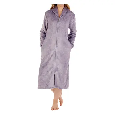 (Grey, Medium) Slenderella HC88332 Women's Dressing Gown