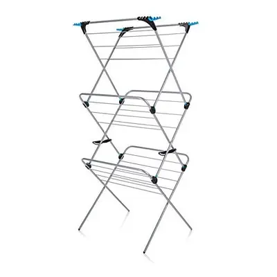 Minky Tier Plus Indoor Airer with m Drying Space, Silver