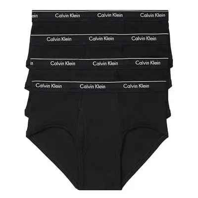 Calvin Klein mens Underwear Cotton Classics 4-pack Hip Briefs Black