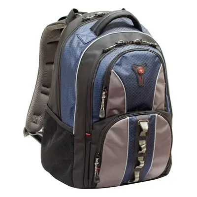 Wenger Cobalt Laptop Backpack Fits Inch Laptop Mens and Womens BlackGreyBlue