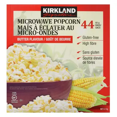 Kirkland Signature Microwave Popcorn, 3.3 oz, Count