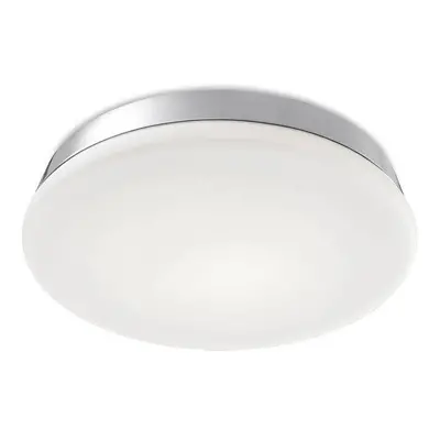 Leds-C4 Circle - Bathroom LED Round Flush Ceiling Light Chrome 27.4cm 2495lm 3000K IP44