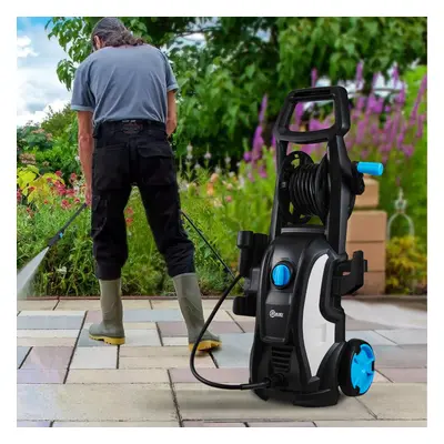 90 Bar High Pressure Washer with 1600W Power and Aluminum Motor