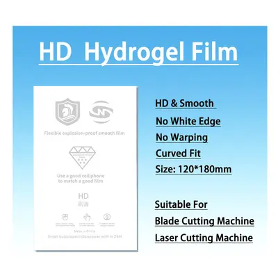 (50pcs HD Film) Sunshine SS-057H Hydrogel Film HD Matte Privacy For Any Phone Tablet Screen Prot