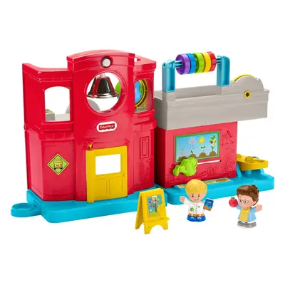 Fisher-Price Little People Toddler Toy Friendly School Musical Playset with Figures for Pretend 