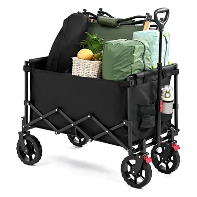 Heavy Duty Folding Hand Cart Garden Wagon Trolley Festival Camping Beach