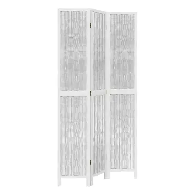 (40 x cm/ piece) vidaXL Room Divider Panels Office Privacy Screen White Solid Wood Paulownia