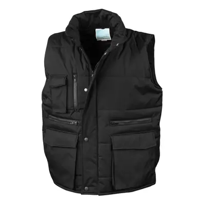 (L, Black) Result Mens Lance Bodywarmer / Gilet (Windproof & Showerproof)