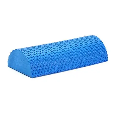 (Blue) Semicircular Massage Foam Shaft Yoga Pilates Fitness Equipment Floating Balance Pad Indoo