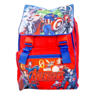 Avengers 40cm Square Backpack - Cool & Spacious for Kids - Red/Navy