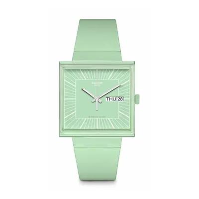 Swatch Unisex Casual Watch Green Bioceramic Quartz What IFMint