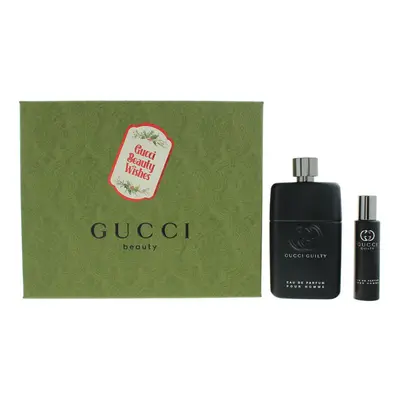 Gucci Guilty Pour Homme Piece Gift Set: EDP 90ml - EDP 15ml Men Spray