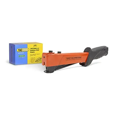 1221 A54 Heavy Duty Hammer Tacker with 140/10mm Staples, Uses Type / - mm Staples