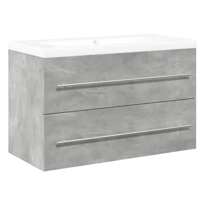 (concrete grey, x 38.5 x cm) vidaXL Sink Cabinet with Built-in Basin Bathroom Sink Unit Engineer