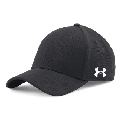 Under Armour Men's Curved Brim Stretch Fit Hat Black (001)/White Sma