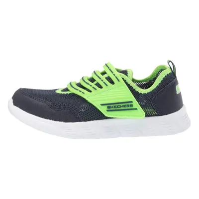 Skechers Kids Boy's Comfy Flex-Mini Trainer Sneaker Navy/Lime Wid