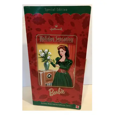 Holiday Sensation Barbie - - Hallmark Gold Crown Exclusive - Holi