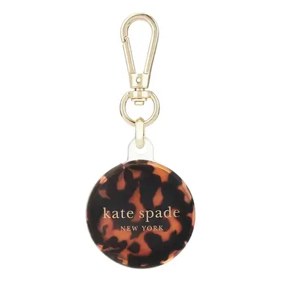 Kate Spade New York AirTag Holder with Gold Ring Clip Protective Case for Apple AirTag Tortoises