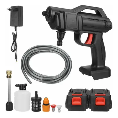 (Two Batteries) High Pressure Cordless Car Washer Spray Guns Water Cleaner For Makita 18V Batter