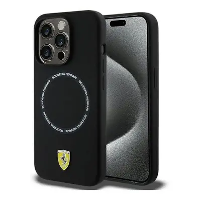 Ferrari Hard Case Printed Ring With MagSafe for iphone Pro Max 6.7" Black - FEHMP15XSBAK