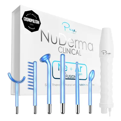 NuDerma Clinical Skin Therapy Wand - Portable Skin Therapy Machine w