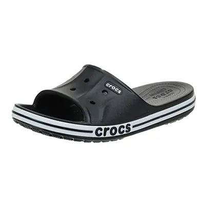 crocs Unisex Bayaband Slides Slide Sandals BlackWhite Men6 Women