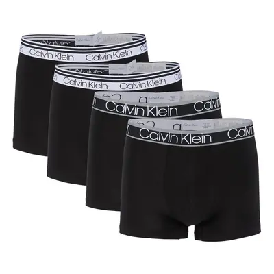 Calvin Klein Men`s Variety Waistband Cotton Stretch Boxer Briefs Pack (Black(NP2428-001)/White L