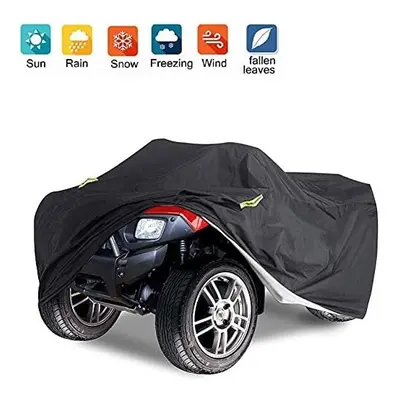 ATV Quad Cover Waterproof, Delixike Heavy Duty Power Bike Cover,Outdoor ATV Cover for for All Mo