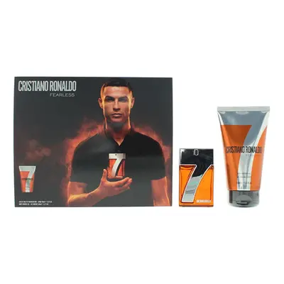 Cristiano Ronaldo Cr7 Fearless PcsGift Set EDT 30ml - Shower Gel 150ml For Men