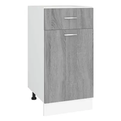 (Grey sonoma) vidaXL Kitchen Cabinet Home Storage Shelf Organiser Cupboard Engineered Wood