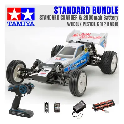 TAMIYA RC Neo Fighter Buggy DT03 1:10 Standard Wheel Radio Bundle