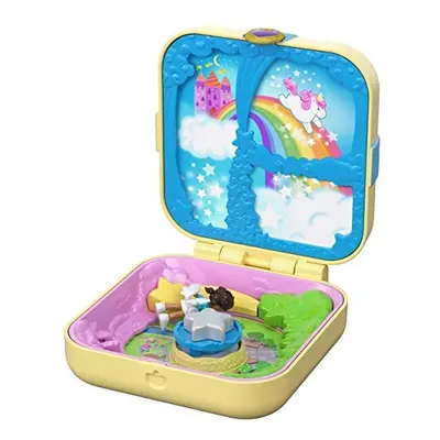 Polly Pocket GDK78 Hidden Hideouts Unicorn Utopia with Surprise Reveals, Accessories, Micro Shan