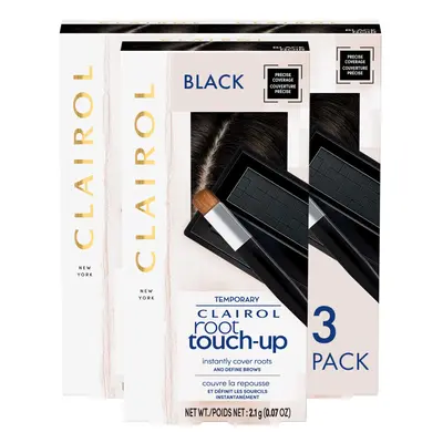 Clairol Root Touch-Up Temporary Concealing Powder Black Hair Color Pack of