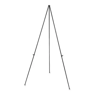 Universal Heavy-Duty Instant Setup Foldaway Easel Adjusts 25"" - 63"" High Aluminum Black