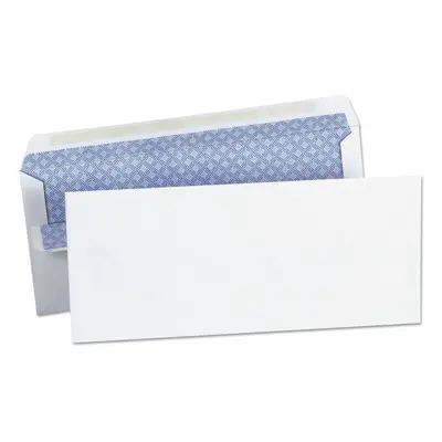 Universal Self-Seal Business Envelope Security Tint #10 1/8 x 1/2 White 500/Box