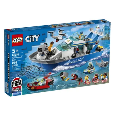 LEGO City Police Patrol Boat Building Kit; Cool Police Toy for K