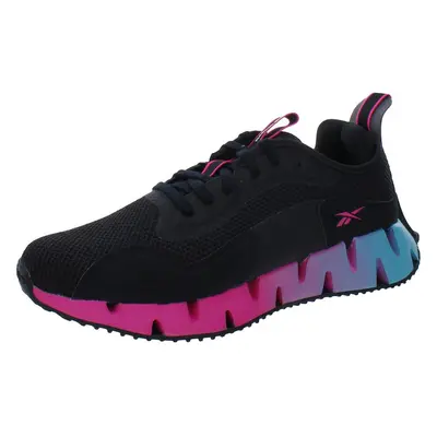 Reebok Women's Zig Dynamica Sneaker Black/Proud Pink