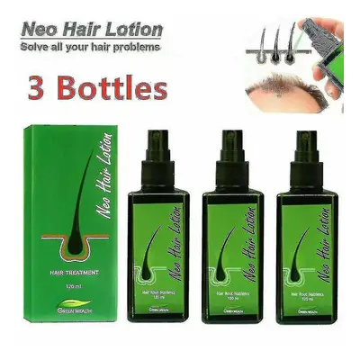 3pcs Neo Hair Regrowth Lotion Haircare Hair Loss Oil Baldness Anti Hair Loss 120ml D