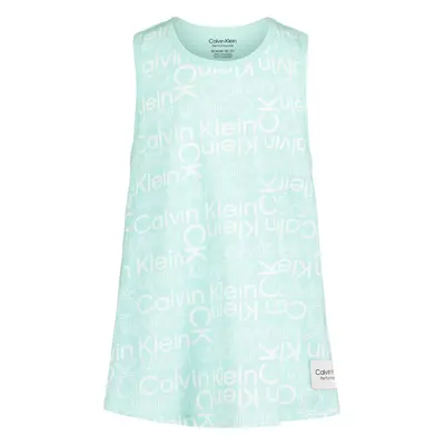 Calvin Klein Girls' Performance Tank Top Sleeveless & Crew-Neck Neckl