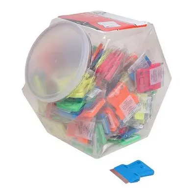 Personna 66-0442-CJAR Neon Plastic Mini Scraper Jar of Single Blades