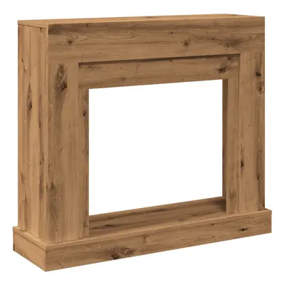 (artisan oak) vidaXL Fireplace Surround Fire Surround Only Fireplace Frame Engineered Wood