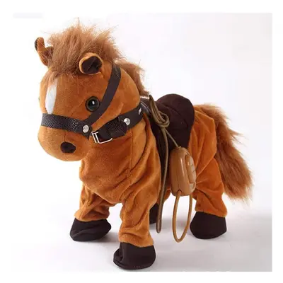 Electronic Interactive Horse Walk Along Horse with Remote Control Leas