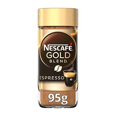 Nescafe Gold Blend Espresso Instant Coffee (Pack of x 95g)