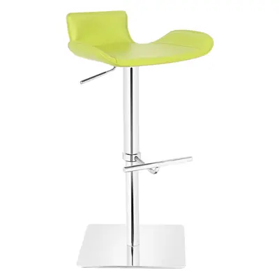 Favoloso Signature Real Leather Bar Stool Lime Green